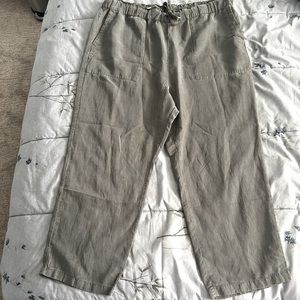 BRAND NEW Zara Linen Blend Pants